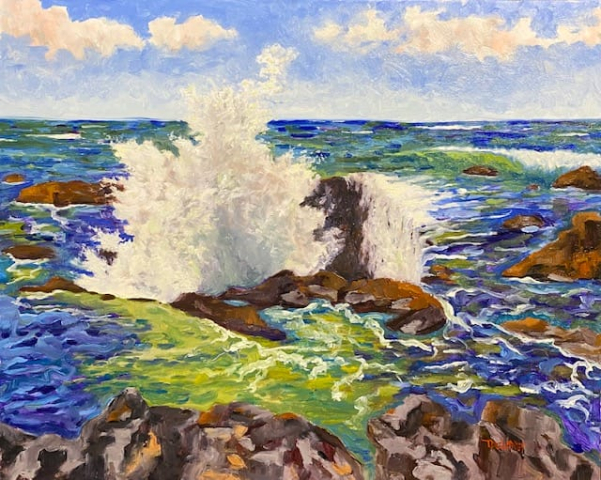 Tammy DeLaney - Thors Well 16x20 oil